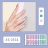 5Sheets Strips Gel Nail Polish Strips Gradient Colors Nail Art Stickers  DIY NAil Art Making