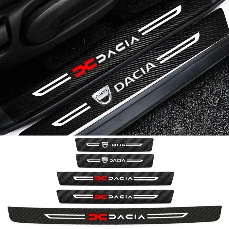 BGT1 2025 for DACIA Dokker Jogger Duster Logan Sandero Lodgy Spring Bigster Car Door Sill Protector Trunk Bumper Guard Sticker Decals