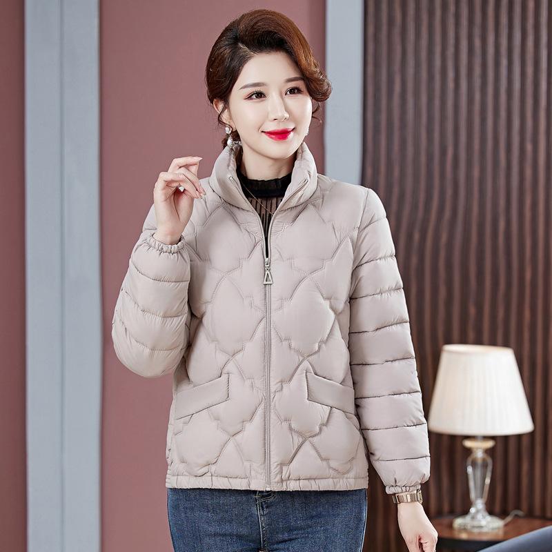 Осенне-зимнее модное пуховое хлопковое пальто большого размера, теплая куртка со стоячим воротником, пальто