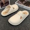 Women's Spring/Summer Lightweight Flat Hole Slippers: Simple, Comfortable, Casual Outdoor Style