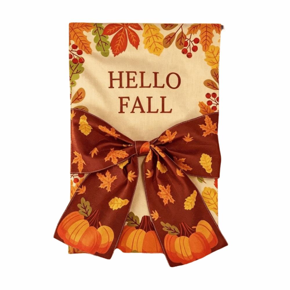 Washable Halloween Decoration Cloth Fall Garden Flag Multiple Styles Sign Outdoor Decoration  Deck