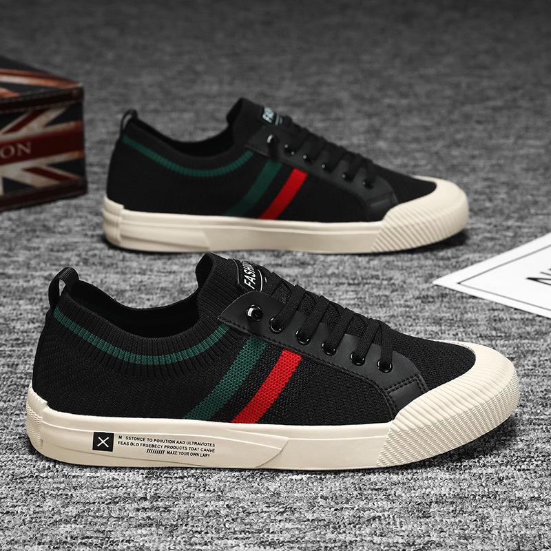 Мужские летние дышащие сетчатые кроссовки - Повседневная, модная обувь для молодежи и студентов