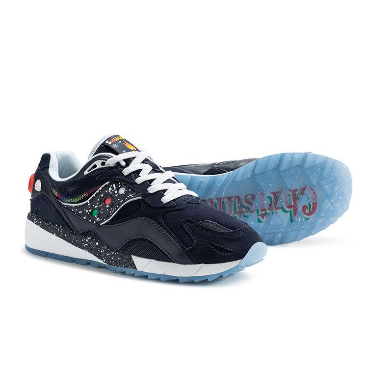 SAUCONY Shadow 6000 Зимняя сказка Ретро Повседневные Замшевые Амортизирующие Нескользящие Водонепроницаемые Низкие Кроссовки Унисекс Кроссовки Синий Белый S79032-1