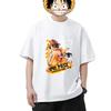 Футболка с принтом One Piece Kamen Rider Ace для мужчин и женщин, с короткими рукавами, из чистого хлопка, аниме, 2D, модная футболка