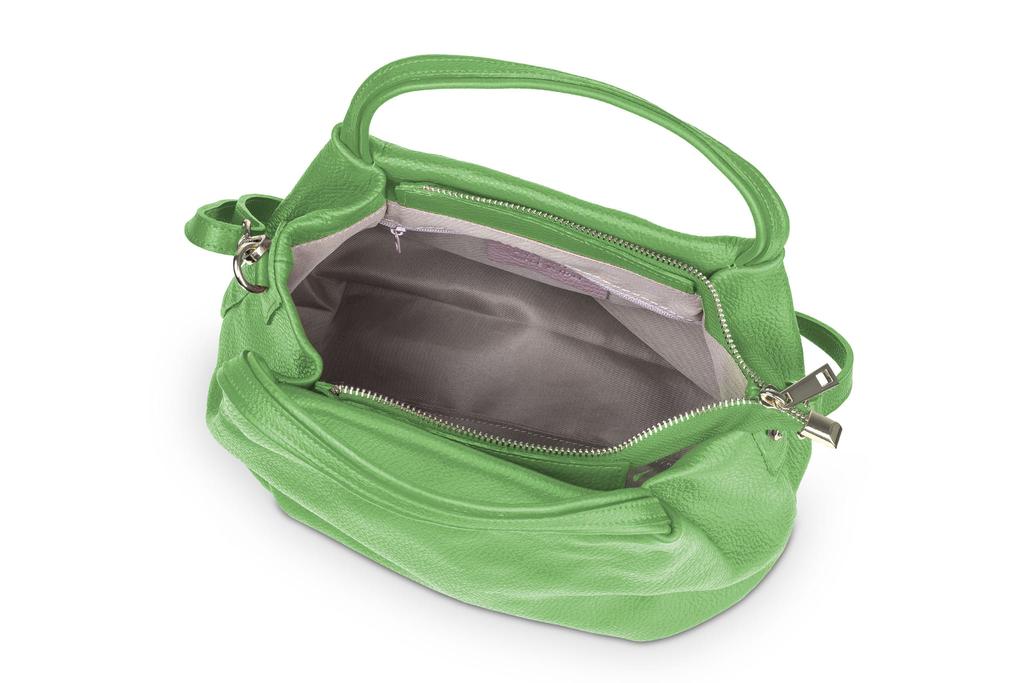Torebka Skórzana Vera Pelle Bolsa Trawiasta