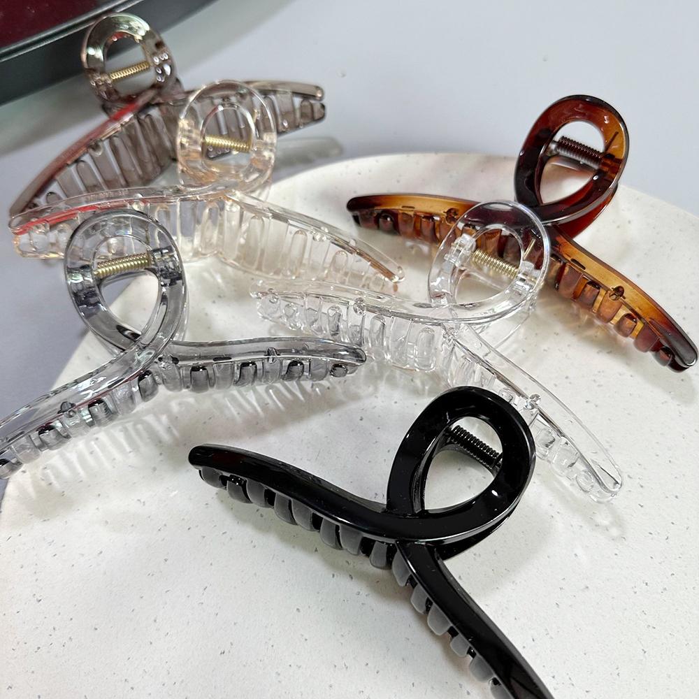 13CM Large Hair Claw Clips Crab Clamps Women Girls Acrylic Transparent Ponytail Hair Barrettes Hairpin Hair Accessories Fashion