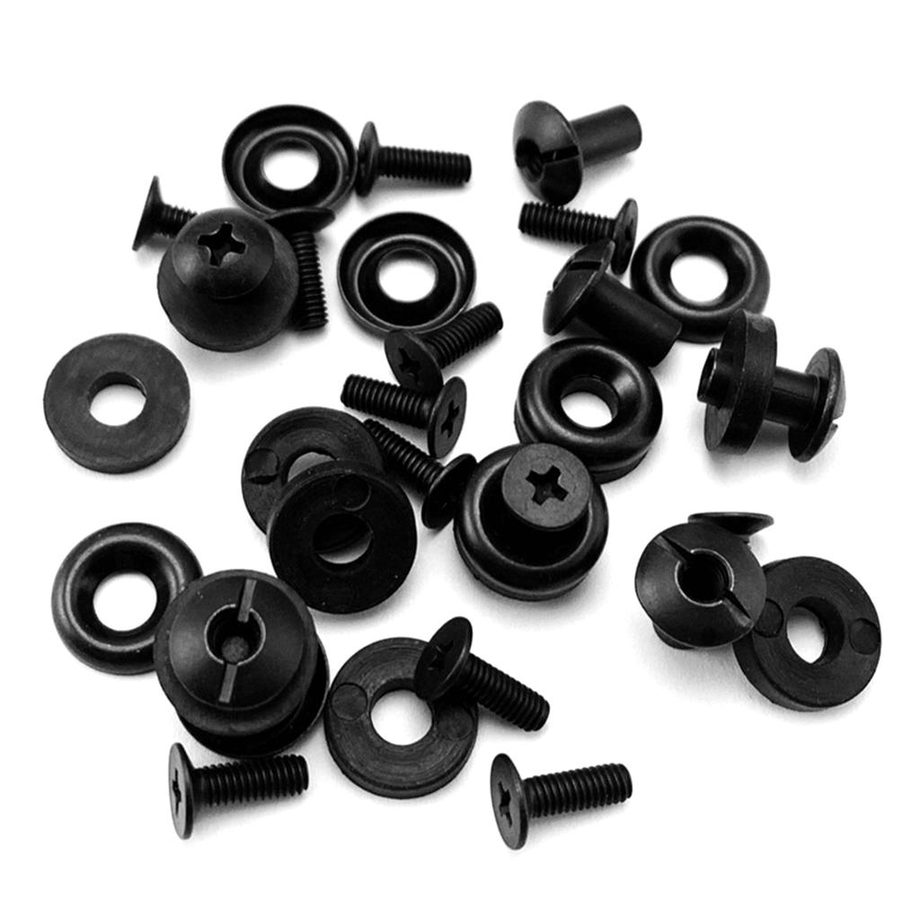 4 комплекта прорезных стоек и винтов с крестообразным шлицем DIY Kydex Кожаная кобура Винт Универсальные винтовые аксессуары для кожевенного ремесла