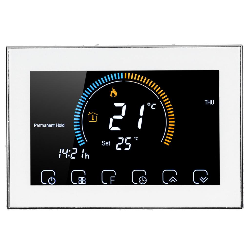 Intelligent Thermostat with LCD Touch Screen Temperature Controller for Home Water Heating