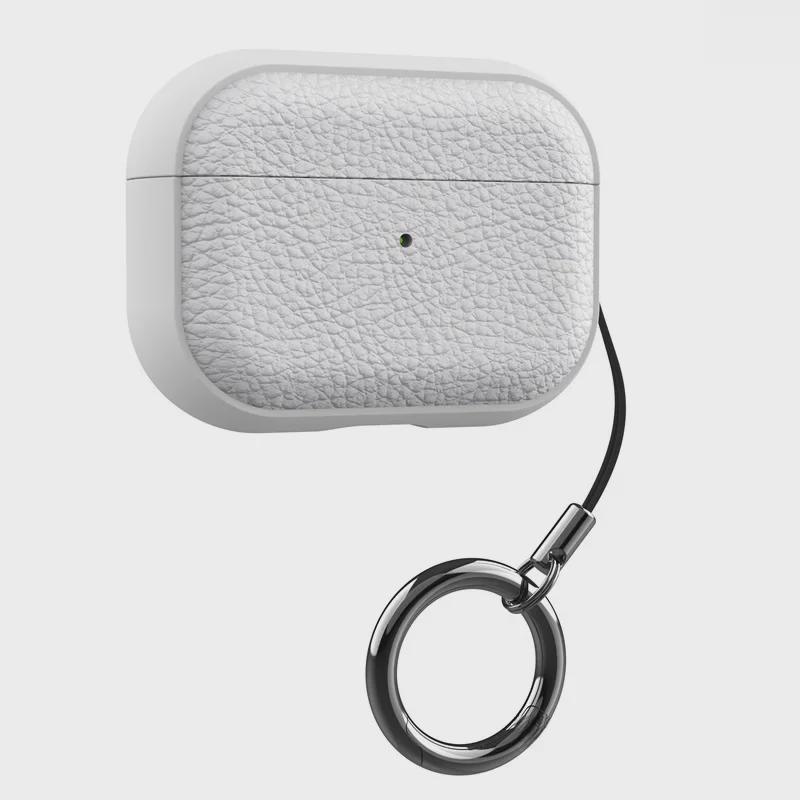 Защитный чехол AirPods Pro 2 из кожи с узором - Мягкий чехол для AirPods 4