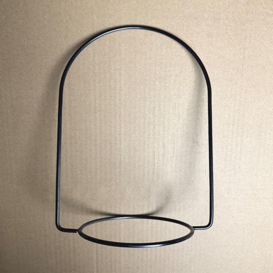 Набор подвесных кашпо для помещений Набор настенных держателей для растений Подвесное кашпо с металлическим каркасом и веревкой для декора дома, комнаты, сада