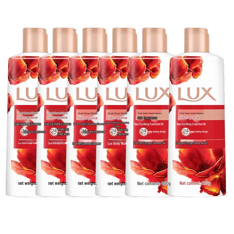 LUX Drunken Rose Scent Shower Gel
