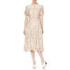 Flower Lace Dress LWFO201054 BEG Japan 1 To Japanese Size [Lily Brown] Women's (equivalent 9)