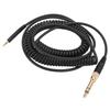 Coiled Headphone Cable Replacement Headset Sound Cord for Sennheiser HD598 HD598Cs HD599 HD569 HD579 HD558 HD518