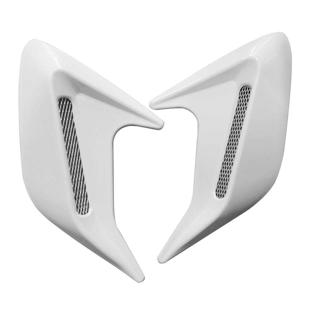 2Pcs Car Side Air Vent Modification Ventilation Grille Cover Side Air Intake Cover Hood Decoration Car Modification