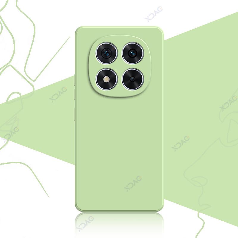 Роскошные двухслойные чехлы для Redmi Note 14 Pro 5G с полной защитой от ударов, задняя крышка RedmiNote14Pro Square Liquid Silicone Coque Shield