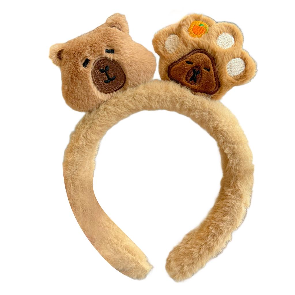 Capybara Headbands Cosplay Doll Headwear Hairbands Hair Claw Makeup Washing Face Hairbands Birthday Party