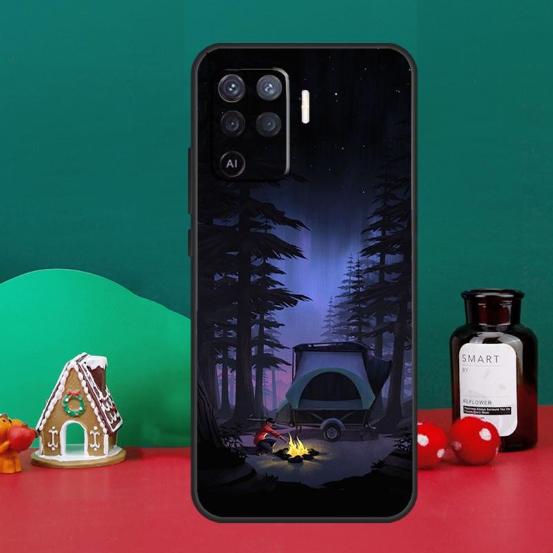 Кейс для кемпинга и искусства для Oppo A40 A60 A80 A6 A5 Pro A15 A16 A17 A57 A94 A74 A54 A76 A96 A18 A38 A58 A78 A98