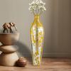 Металлическая ваза для цветов 24 дюйма для домашнего декора, офиса, гостиной, углового украшения