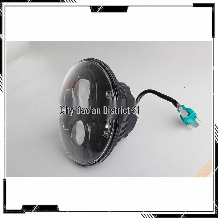 7" 80W LED High/Low Beam Headlight with DRL for Jeep Wrangler, Harley, Hummer.