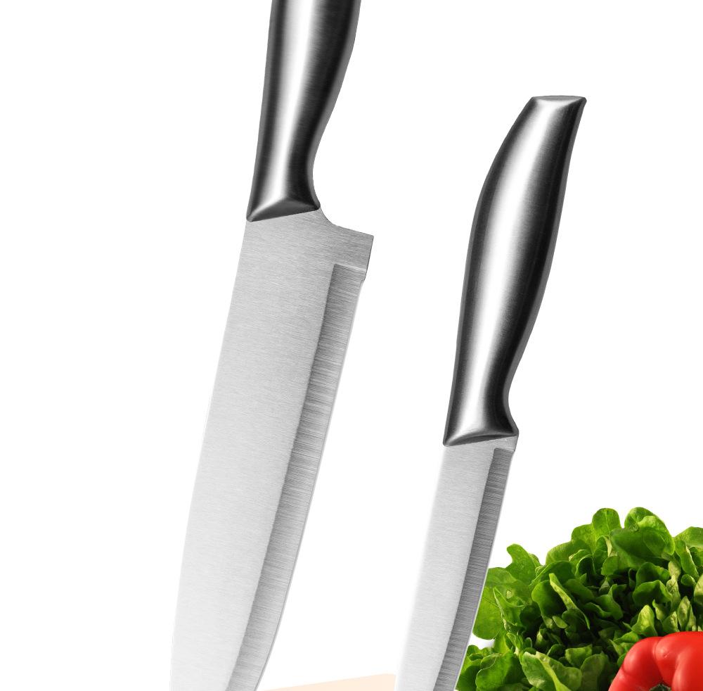 2pcs Stainless Steel Kitchen Kitchen Knife Household Slicing Knife Fruit Knife Multi-purpose Knife