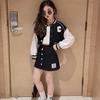 Kids Costume Girls Clothing Set  Spring Jackets Skirt School Tracksuit Casual Children's Baseball Outfits