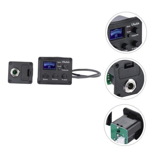 Abaodam Select Ukulele Display Show Ukulele Pickup Uke Piezo Pickup Piezo Transducer Guitar Piezo Pickup Plastic Black