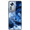 Luxury Cover for Xiaomi 12T Pro Flowers Tempered Glass Case for Xiaomi 12T TPU Bumper Xiaomi 12 T Hard Black Cover Colorful Capa