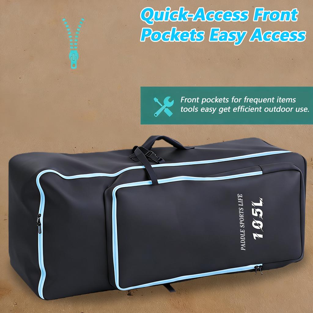 Large Capacity Paddle Board Backpack Stand Up Paddle Backpack Easy Access Storage Design Lightweight Travel Outdoor Adventure Gear