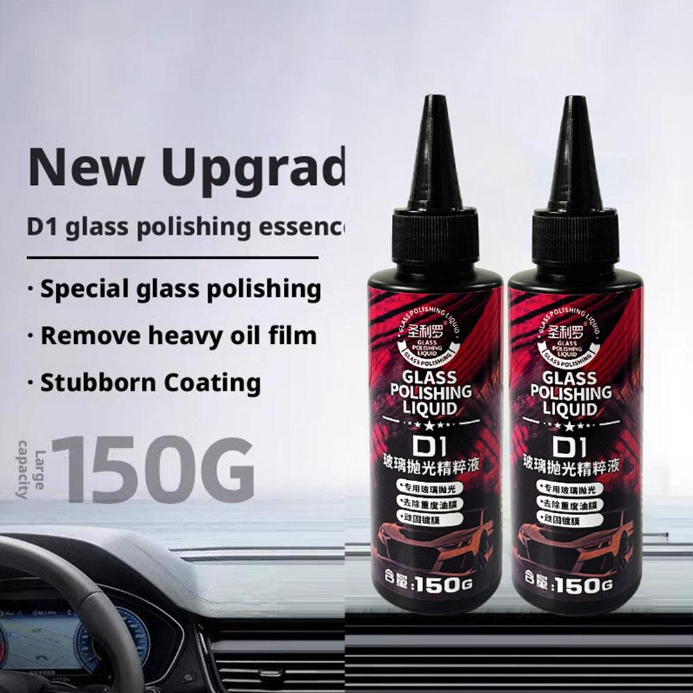 Auto Glass Polishing Fluid Car Glass Oil Film Watermark Remover Windshield Cleaner One Wipe Shine Degreasing Film Car Care