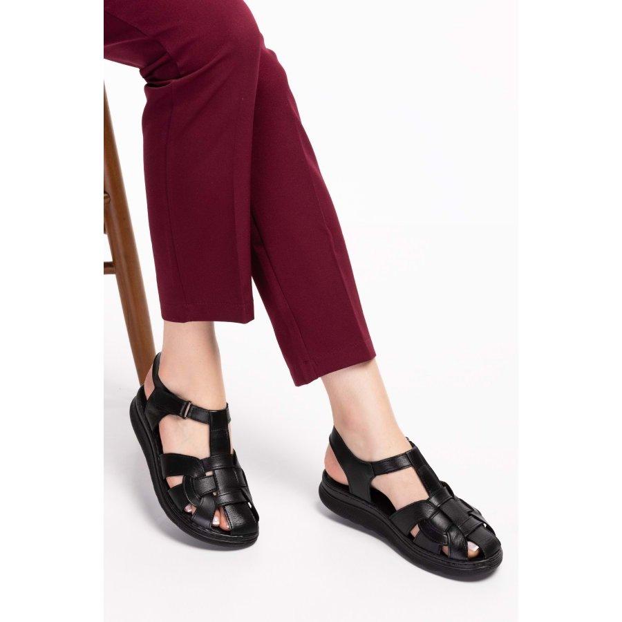 Женские удобные повседневные сандалии из натуральной кожи с мягкой стелькой