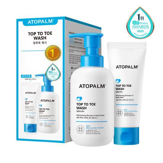 ATOPALM Top-to-Toe Wash 300ml Special Offer (300ml+100ml)