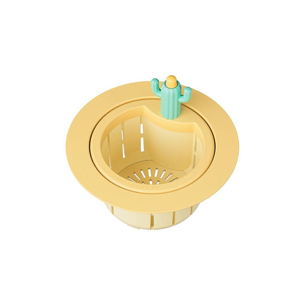Anti-clogging Cactus Kitchen Sink Drain Strainer Leakage-proof Food Waste Catcher Sink Drain Basket Easy Cleaning With Washer