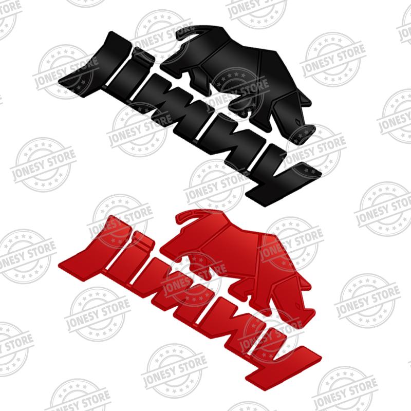 Auto Metal For Rhino Rhinoceros Logo Suzuki Jimny Car Body Rear Trunk Badge Decals Personality Three-Dimensional Sticker