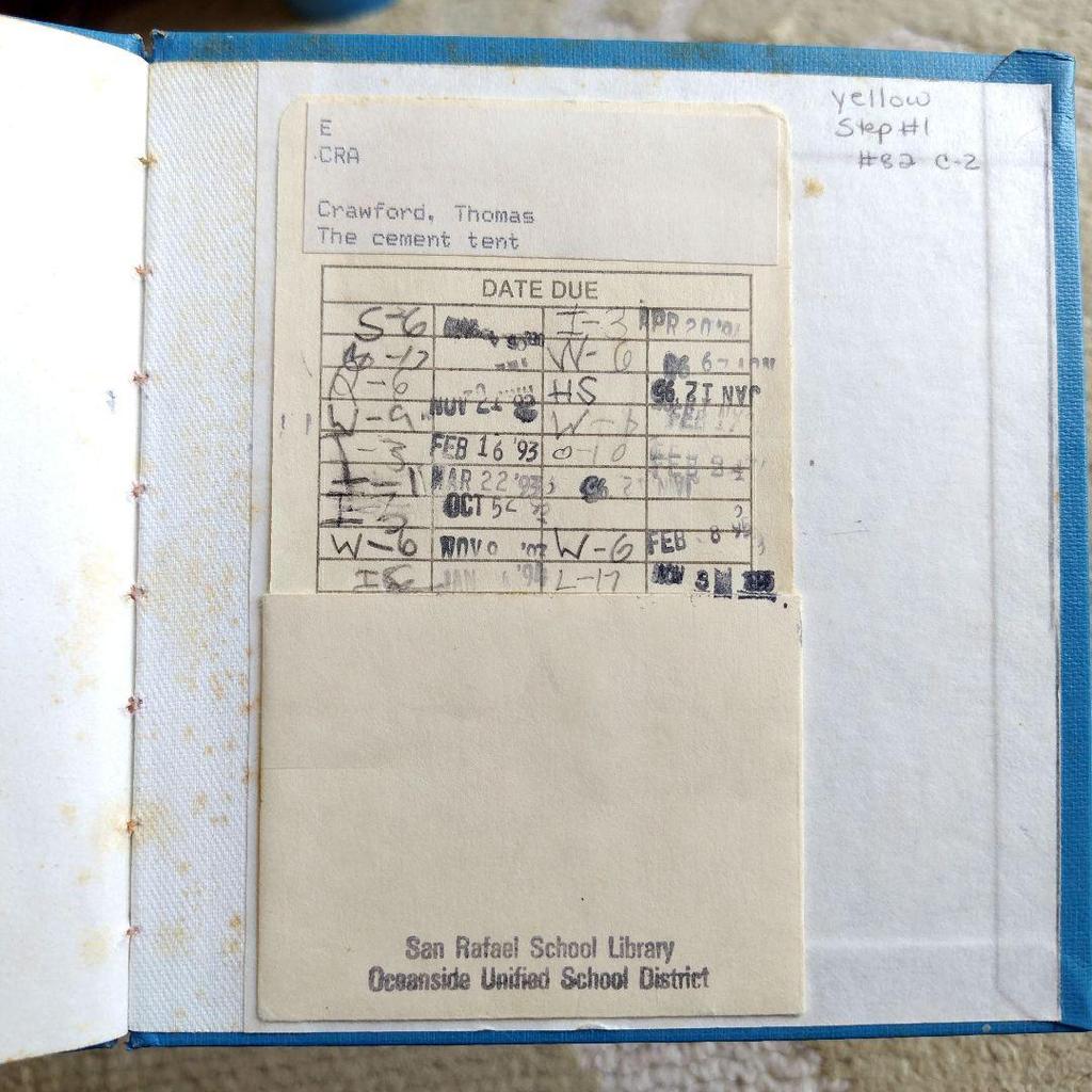 [Б/У] Цементная палатка Винтажная английская иллюстрированная книга