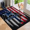 Crystal Velvet Rug with Dallas Cowboys Design, Soft Non-Slip Floor Mat for Living Room Bedroom Decor