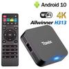 Android 10.0 Smart TV Box Allwinner H313 Quad Core 4K HDR WiFi Mini Game TV Stick 2.4G Network Media Player Smart Set Top Box