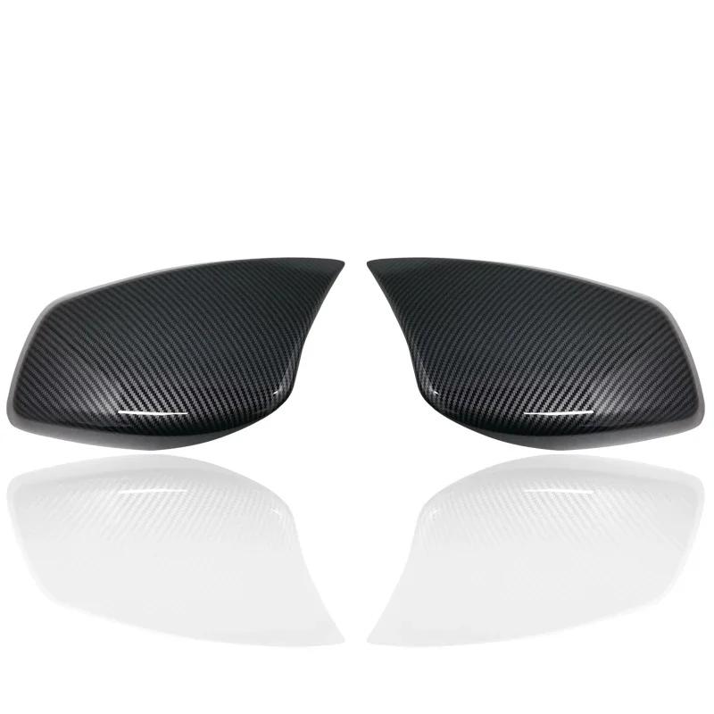 2 шт. для BMW E60 E61 E63 E64 2004-2007 глянцевые черные крышки зеркала заднего вида