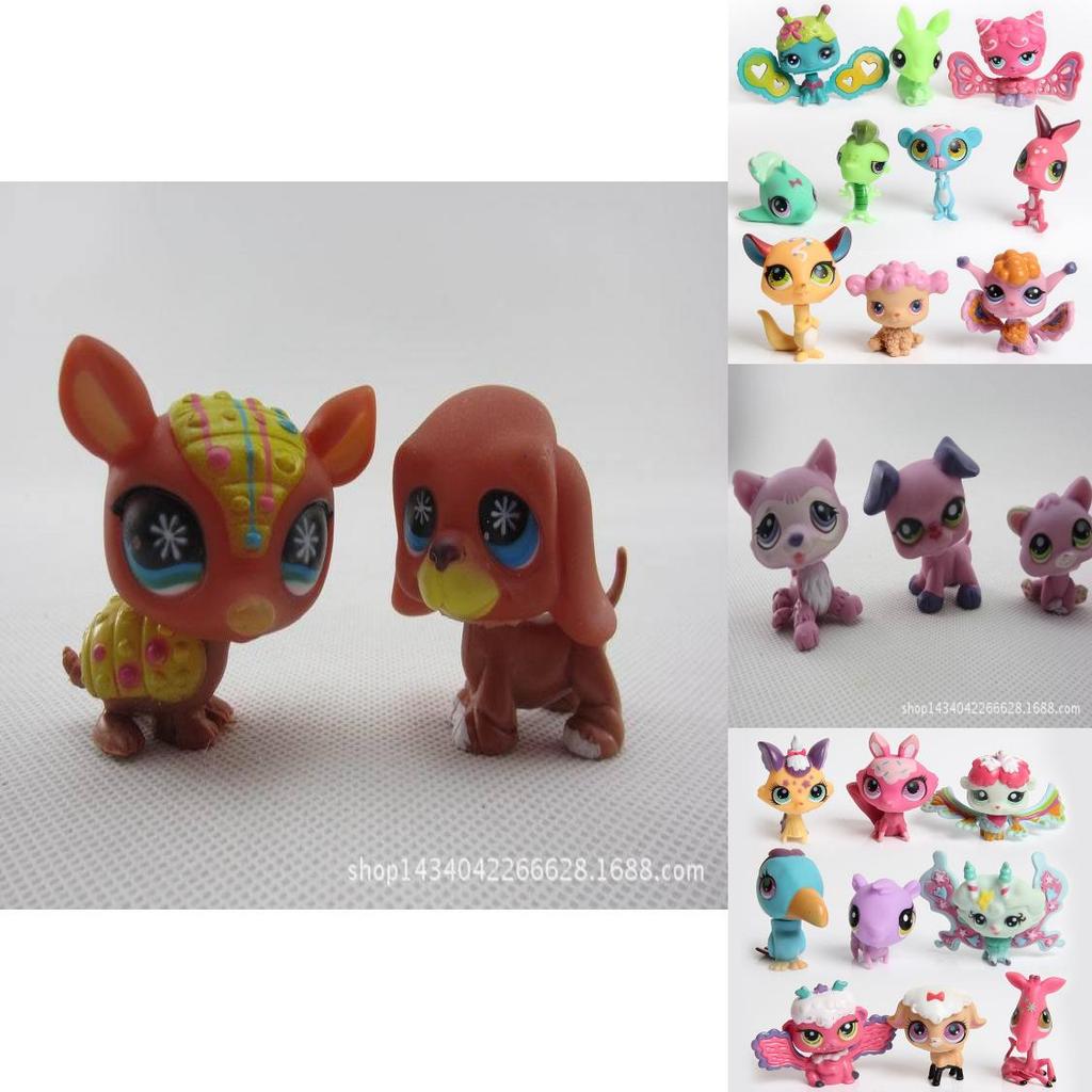 Perfect Gift Idea 20pcs Lovely Mini Doll Lot Littlest Pet Shop Dog Toys For Kids