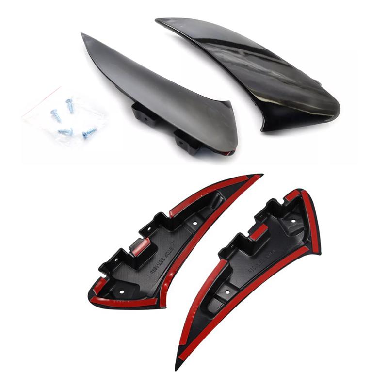 Подходит для Benz Аксессуары AMG 2020+ Cla45 Cla35 Cla200 Cla260 Задний бампер Боковые канарды Сплиттер Плавники Спойлер для кузова