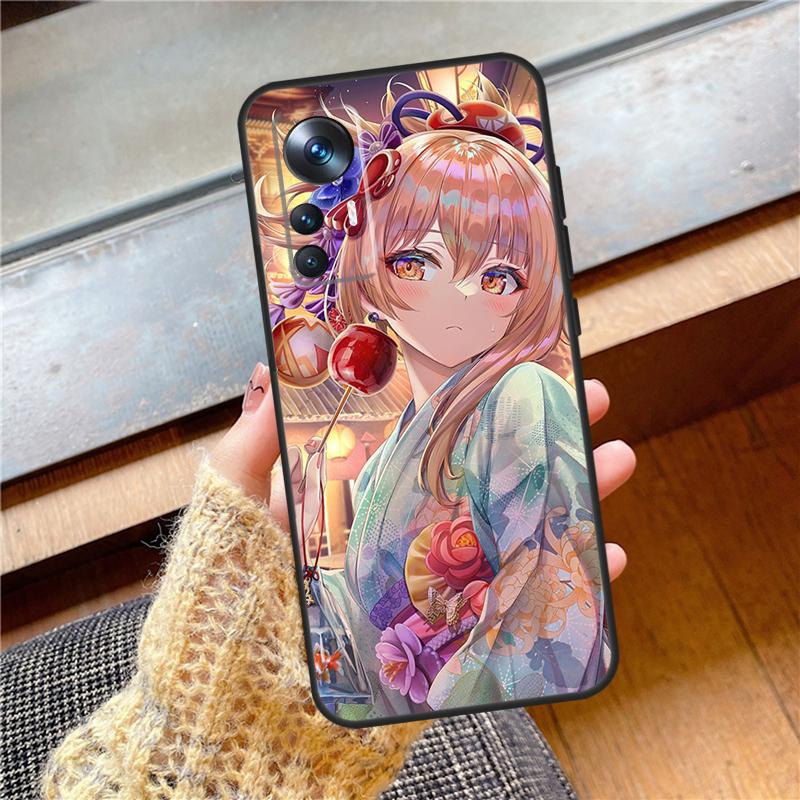 Чехол Genshin Impact Yoimiya для Xiaomi 15 Ultra 13 14 17 Pro Max 13T 14T 15T POCO F7 F5 F6 X3 X5 X6 X7 Pro