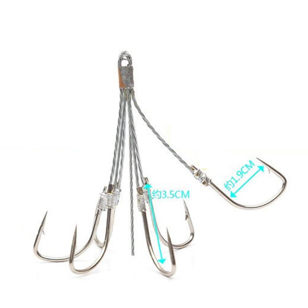 Головка из высокоуглеродистой стали Рыболовный крючок Тройные крючки Рыболовные крючки Восьмипалый крючок Крючки с когтями 5/6/8