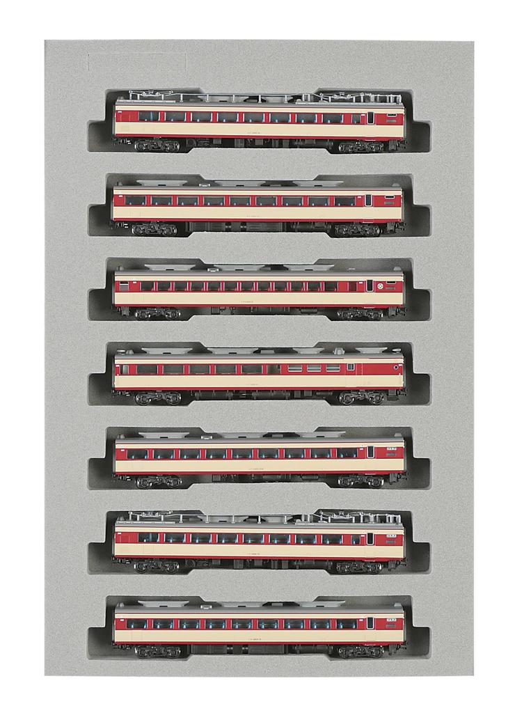 KATO N Gauge 489 Series Additional Set Railway Model Train Hakusan/Asama 7-Car 10-240
