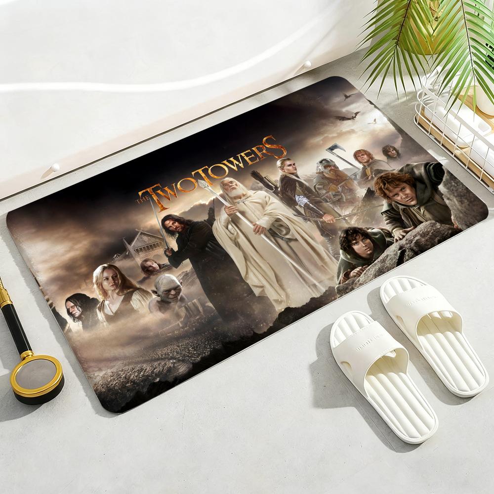 The Lord of the RingS Floor Mat Soft Thickened Non-Slip Door Mat for Living Room Home Decor Flannel Rugs