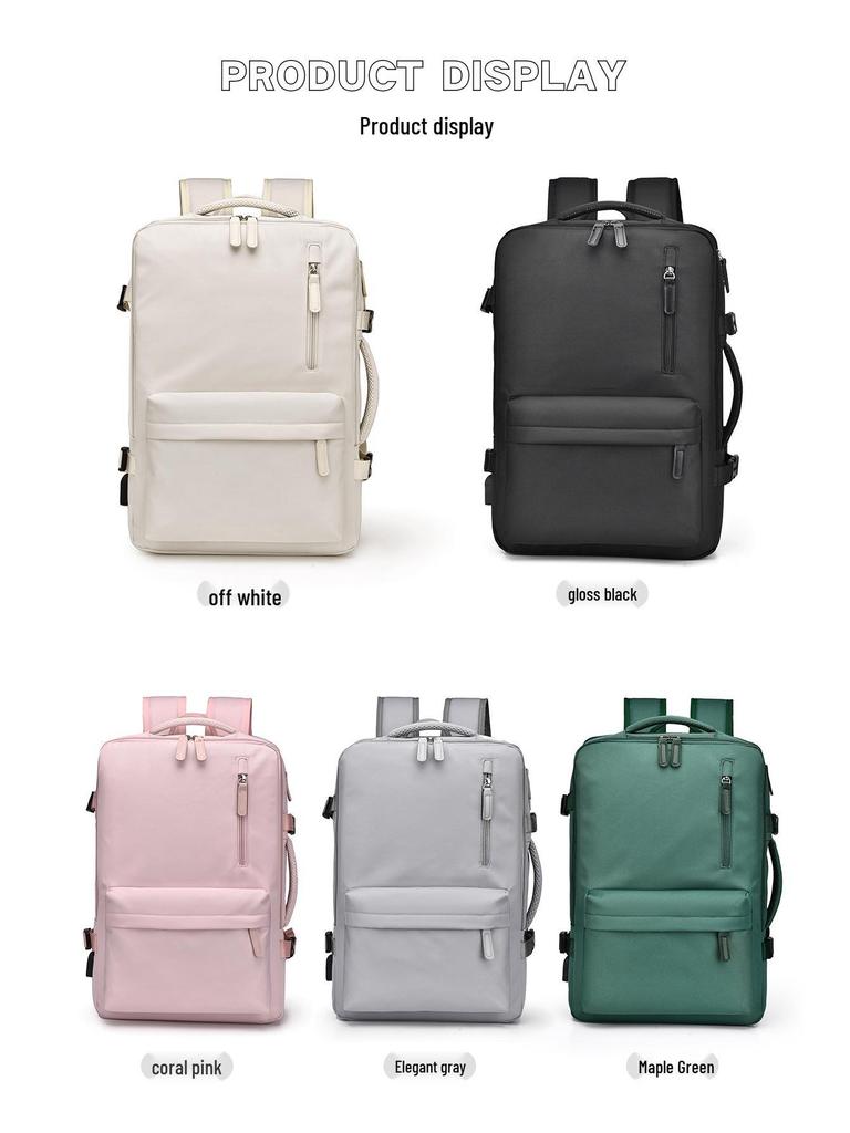 Lightweight, Large-Capacity Multifunctional Travel Backpack for Men & Women - Ideal for Short & Business Trips