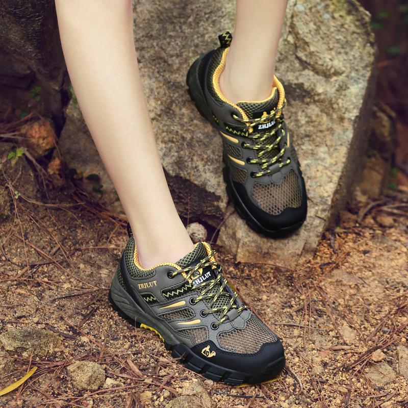 Summer Men's & Women's Casual Shoes Outdoor Mesh Sneakers Non-slip Trekking Hiking Footwear Running Shoes