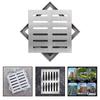 Innovative Square Drain Cover with Enhanced Load Bearing Capability for Patios