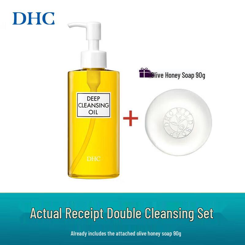 DHC Olive Cleansing Oil & Honey Soap Duo Set