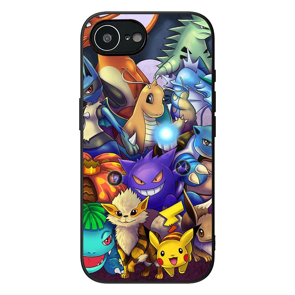 Чехол для телефона P-Pikachus P-Pokemons GO Eevees для Samsung Galaxy A05 A06 A14 A50 A51 A52 A12 A13 A23 A70 A07 A25 A26 M53 A56