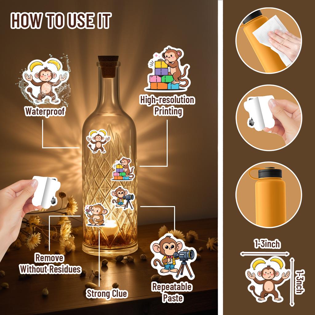35-100 шт. Мультяшные наклейки Игривые ПВХ наклейки Наклейки Для DIY Телефон Ноутбук Скрапбукинг Велосипед Ноутбук Багаж