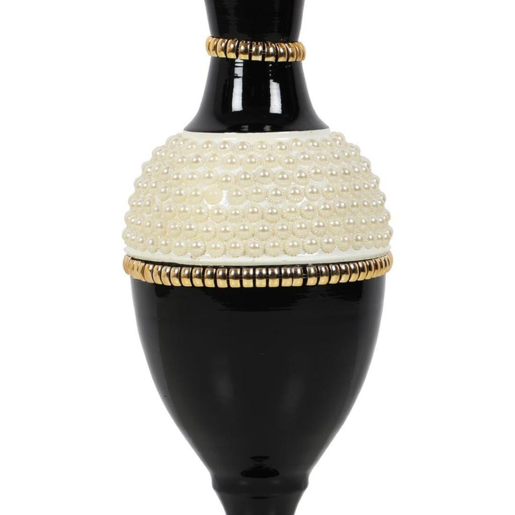 Большая напольная ваза для цветов для угла гостиной - 24 дюйма в длину